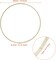 6 Packs 12 Inch Bamboo Floral Hoop Rings, Large Wooden Embroidery Hoops (30cm)